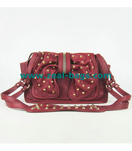 Cheap 3.1 Phillip Lim Edie Bow Studded Bag Red Replica - Click Image to Close